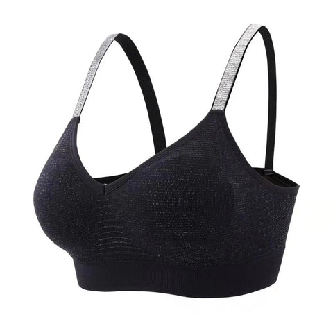 Silver-Backed Vest With Underwire Without Underwire