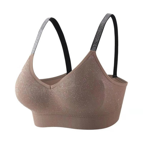 Silver-Backed Vest With Underwire Without Underwire