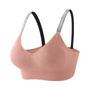 Silver-Backed Vest With Underwire Without Underwire