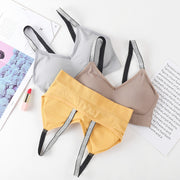 Silver-Backed Vest With Underwire Without Underwire