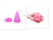 Medical Grade Silicone Menstrual Cup Women