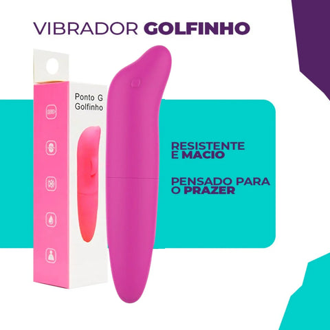 Full Vibrator Kit Dolphin Plug Metal Vibrator Siliconized G-Spot Bullet G-Clitoris Point-Discreet Packing