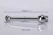 Stainless Steel Bidet Faucets Rushed Anal Douche Portable Shower Cleaning Enemator Enema Metal Anal Cleaner Butt Plugs Tap