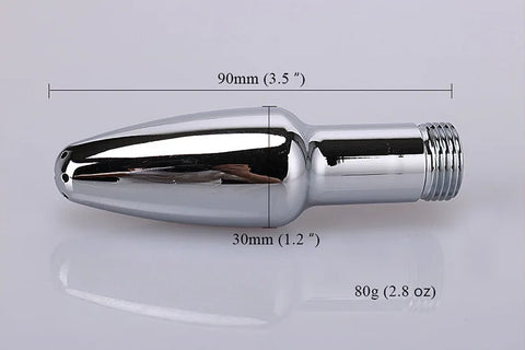 Stainless Steel Bidet Faucets Rushed Anal Douche Portable Shower Cleaning Enemator Enema Metal Anal Cleaner Butt Plugs Tap