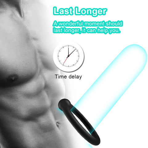 Silicone Sexy Toy Cockring Sleeve for Penis Ring Time Delay Ejaculation Male Chastity Couple Cock Rings adults Erotic products