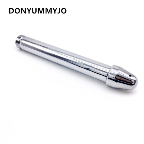 Bidet Faucets Rushed Anal Douche Shower Cleaning Enemator With 3 Styles Head Plug Enema Metal Anal Cleaner Butt Plugs Tap