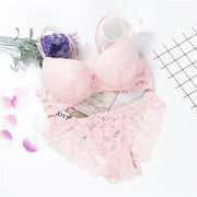 Lingerie  Sexy Bra Set  Women Push Up Lenceria Mujer Femme Underwire Langerie Girl Bralette Bras And Panty Feminina Lace Underwe