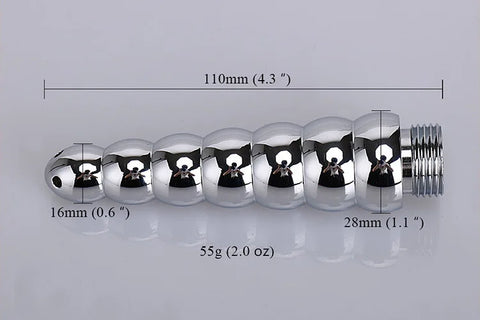 Stainless Steel Bidet Faucets Rushed Anal Douche Portable Shower Cleaning Enemator Enema Metal Anal Cleaner Butt Plugs Tap