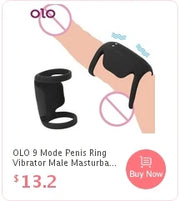 OLO Male Ball Crusher   Bondage Ballstretcher Cock Rings Cage Thicken Penis Testicle Crusher Erotic Toys For Adults Men