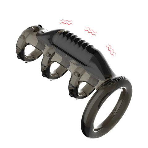 Male Cock Rings Vibrating Sleeve Penis Ring For Delayed Ejaculation  Penis G spot Vibrators Dick Enlargement Extender for Men
