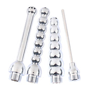 Stainless Steel Bidet Faucets Rushed Anal Douche Portable Shower Cleaning Enemator Enema Metal Anal Cleaner Butt Plugs Tap