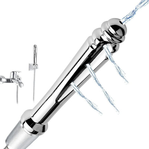 Stainless Steel Metal Dilator Cleaner Bidet Faucets Rushed Enema Shower Head Bidet Faucet for Anal Cleaning Butt Plugs Tap