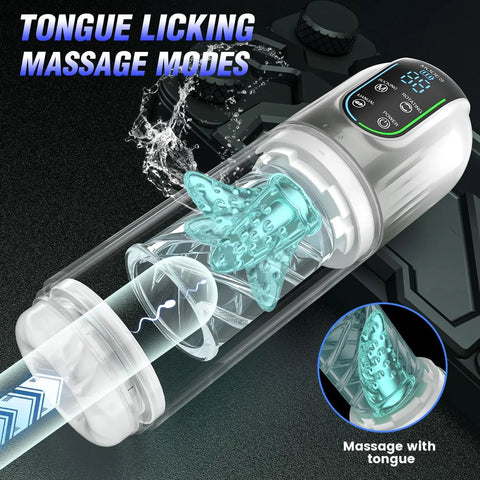 Automatic male masturbator cup sucking vibration heating blowjob masturbation super long life adult erotic products man toys