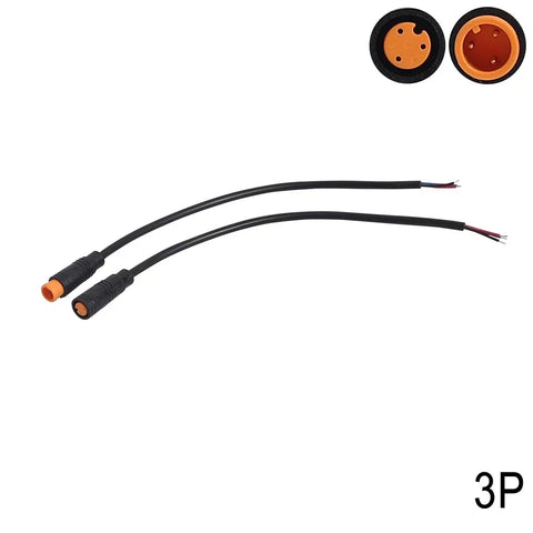 Butt Plug Connector Wiring for Electric Scooter Pluger Signal Sensor Female Male Cable E-bike 2 3 4 5 6 Pin Brake Cable