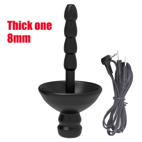 Electroshock Defensa Estim Electro Electric Shock Penis Plug Cock Rings Chastity Cage Anal Plug Nipple Clamps E-stim Bdsm Toys