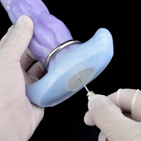 Ovipositor Dildo Pneumatic Monster Dildo with 5 Eggs, 8.1inch Silicone Anal Dildo Anal Plug Adult Sex Toys for Women G Spot