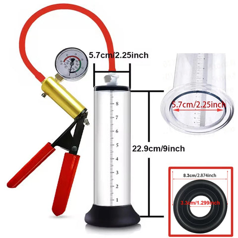Electric Acrylic Penis Pump Vacuum Pump For Penis Male Penis Enlargement Pump  Penile Training Extender Cock Dick Pump For Men