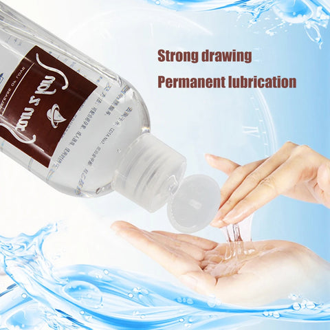 Natural Water Based Lube 200/120ml Human Lubricant Water-soluble Liquid Personal Lubricant Adult Sexual Products for Couples