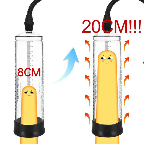 Penis Enlargement Pump Manual Vacuum Stimulate for Man Extender Penis Pump Male Enlarger Trainer Masturbation Adults Sex Toys 18