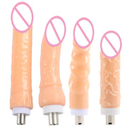 Fredorch Sex Machine Accessories 3XLR Connector Big Dildo Skin Color Dildo Vibrating Dildo Bendable Dildo Heated Dildo Vagina