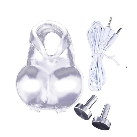 Electroshock Defensa Estim Electro Electric Shock Penis Plug Cock Rings Chastity Cage Anal Plug Nipple Clamps E-stim Bdsm Toys
