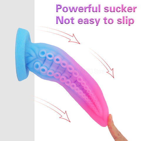 Octopus Tentacle Anal Dildo Anal Plug Large Suction Cup Big Butt Plugs Female Masturbator Anal Dilator Men Women Toys For Adults