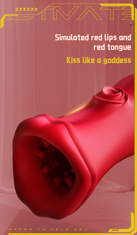 2 in 1 Male Tongue Licking Vibrator Deep Throat Male Glans Penis Training Cup Glans Stimulation Exercise Masturbators for Men