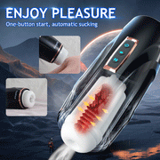 Upgraded  Automatic Thrusting Sucking Male Masturbators 3D Realistic Textured Blowjob Toy Pocket Pussy Stroker Sex Toys for Men