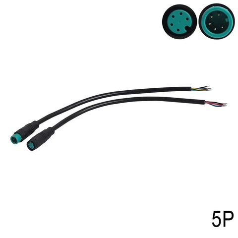 Butt Plug Connector Wiring for Electric Scooter Pluger Signal Sensor Female Male Cable E-bike 2 3 4 5 6 Pin Brake Cable