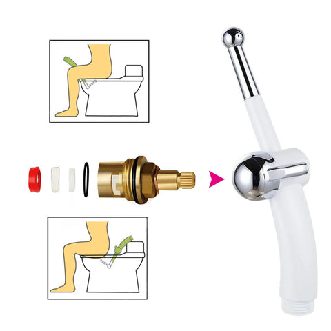 4 Colors Bidet Sprayer Head Kit Handheld Toilet Wash Bidet Faucet Spray Gun shower Anal Cleaning Butt Plugs Tap Hose Nozzle Set