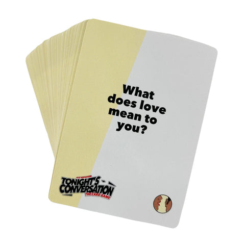 Tonight's Conversation Card Game Date Night Edition Over 100 open-ended Questions