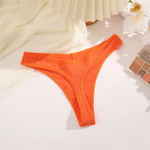 Seamless Cotton Panties Women's Sexy Thong G Breathable Lingerie Lingerie
