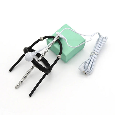 Electroshock Defensa Estim Electro Electric Shock Penis Plug Cock Rings Chastity Cage Anal Plug Nipple Clamps E-stim Bdsm Toys