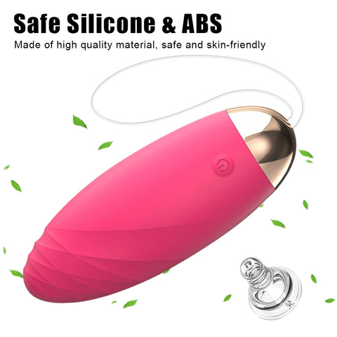 Remote Control Body Massager Wireless Jump Egg Vibrator Egg Clitoris Stimulator 10 Modes Vibrator Mini Bullet Vibrator For Women