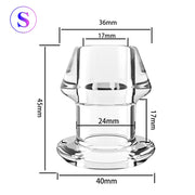 5 Sizes Hollow Butt Plugs Anal Plug/Dilator/Tunnel/Cleaning/Expansion/Masturbator/Shower Enema Prostate Massager Intimate Goods