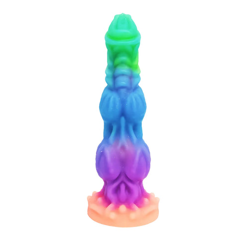Silicone Realistic Dildo Luminous Monster Dildo Deep Anal Plug Explore Prostate Massage Anal Dildo Butt Plug Anal Toys Sexshop