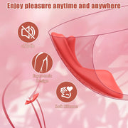 Wearable Vibrator Wireless Vibrator Tongue Mini Vibrator With 9 Vibration Modes Adult Toy  For Women Panties Clitoral Stimulator