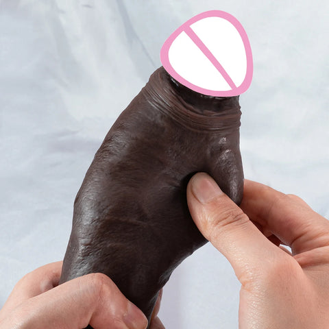 10.6in Long Realistic dildo Black vibrator penis telescopic Swing Heating silicone dildo remote control Dildo Vibrator for wome