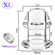5 Sizes Hollow Butt Plugs Anal Plug/Dilator/Tunnel/Cleaning/Expansion/Masturbator/Shower Enema Prostate Massager Intimate Goods