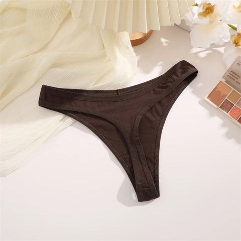 Seamless Cotton Panties Women's Sexy Thong G Breathable Lingerie Lingerie