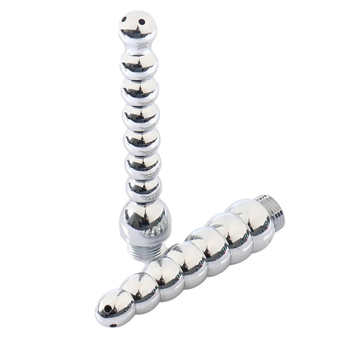 Stainless Steel Bidet Faucets Rushed Anal Douche Portable Shower Cleaning Enemator Enema Metal Anal Cleaner Butt Plugs Tap