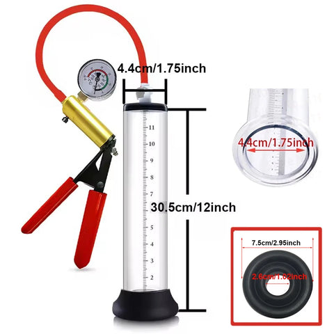 Electric Acrylic Penis Pump Vacuum Pump For Penis Male Penis Enlargement Pump  Penile Training Extender Cock Dick Pump For Men