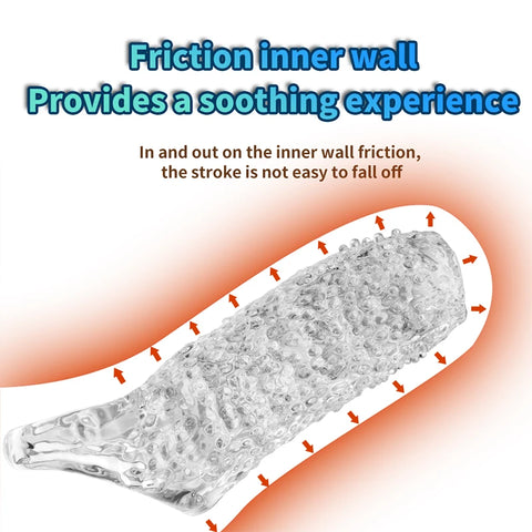 Silicone Penis Cock Rings Delay Ejaculation Penis Magnify Condoms Dick Sleeve Glans Cover Enlargement Sex Toys For Men Reusable