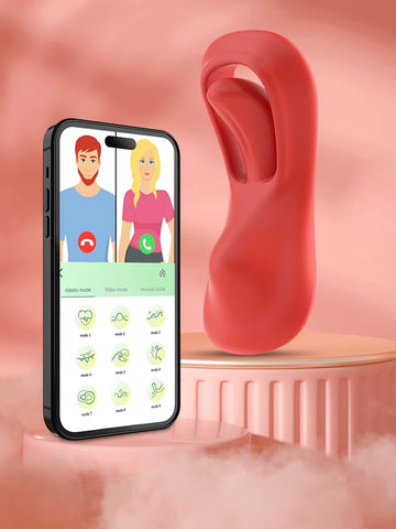 Wearable Vibrator Wireless Vibrator Tongue Mini Vibrator With 9 Vibration Modes Adult Toy  For Women Panties Clitoral Stimulator