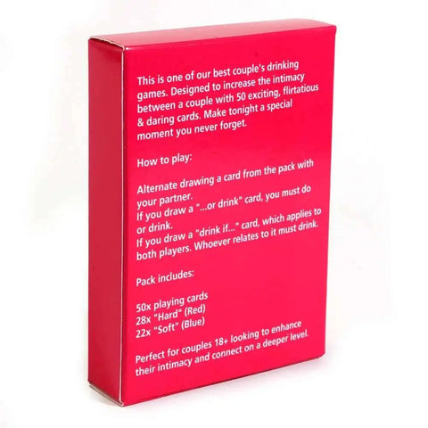 Excited And Exhausted Adult 50X Playing Cards Drinking Card Game Designed For Couples As It Helps To Strengthe