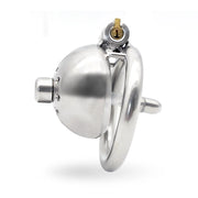 Male Chastity Cage With Stealth Lock Device 304 Steel Cock Rings Horse Eye Urethral Catheter Dilator Penis Plug Urethra Catheter