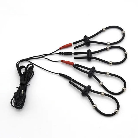 Electroshock Defensa Estim Electro Electric Shock Penis Plug Cock Rings Chastity Cage Anal Plug Nipple Clamps E-stim Bdsm Toys