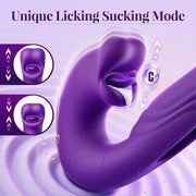 Tongue Vibrator Nipple Clitoral Stimulator G-spot Vaginal Insertion Vibrator Anal Plug Waterproof Dildo Adult Products