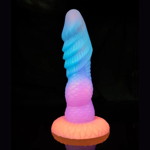 Silicone Realistic Dildo Luminous Monster Dildo Deep Anal Plug Explore Prostate Massage Anal Dildo Butt Plug Anal Toys Sexshop