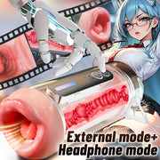 Automatic Male Masturbator Cup Sex Toys Sexy Voice Blowjob Vaginal Penetration Pocket Pussy Masturbator Toy Adults Goods for Man